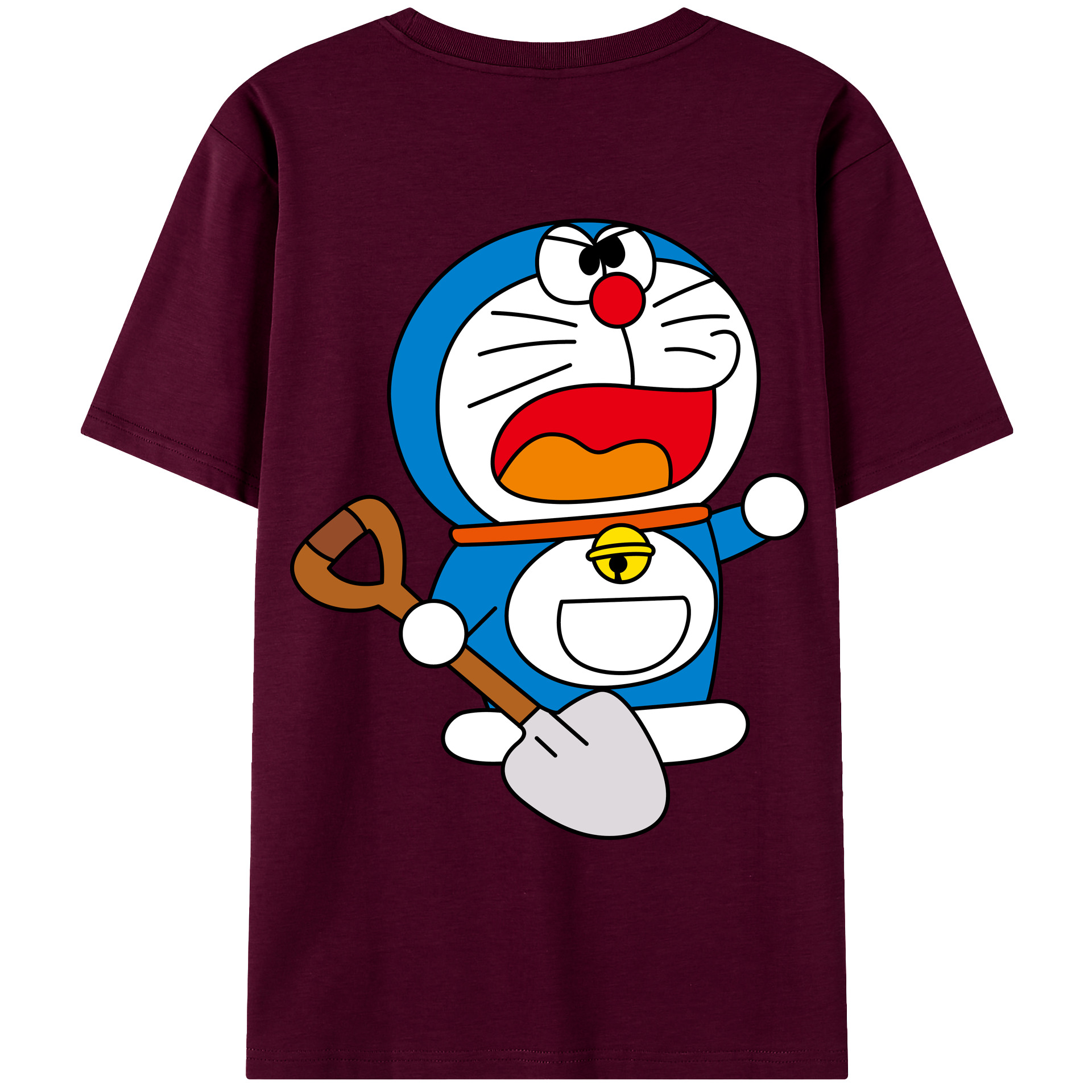 （画像用） ドラえもん Doraemon レディース半袖Tシャツ(バックプリント)